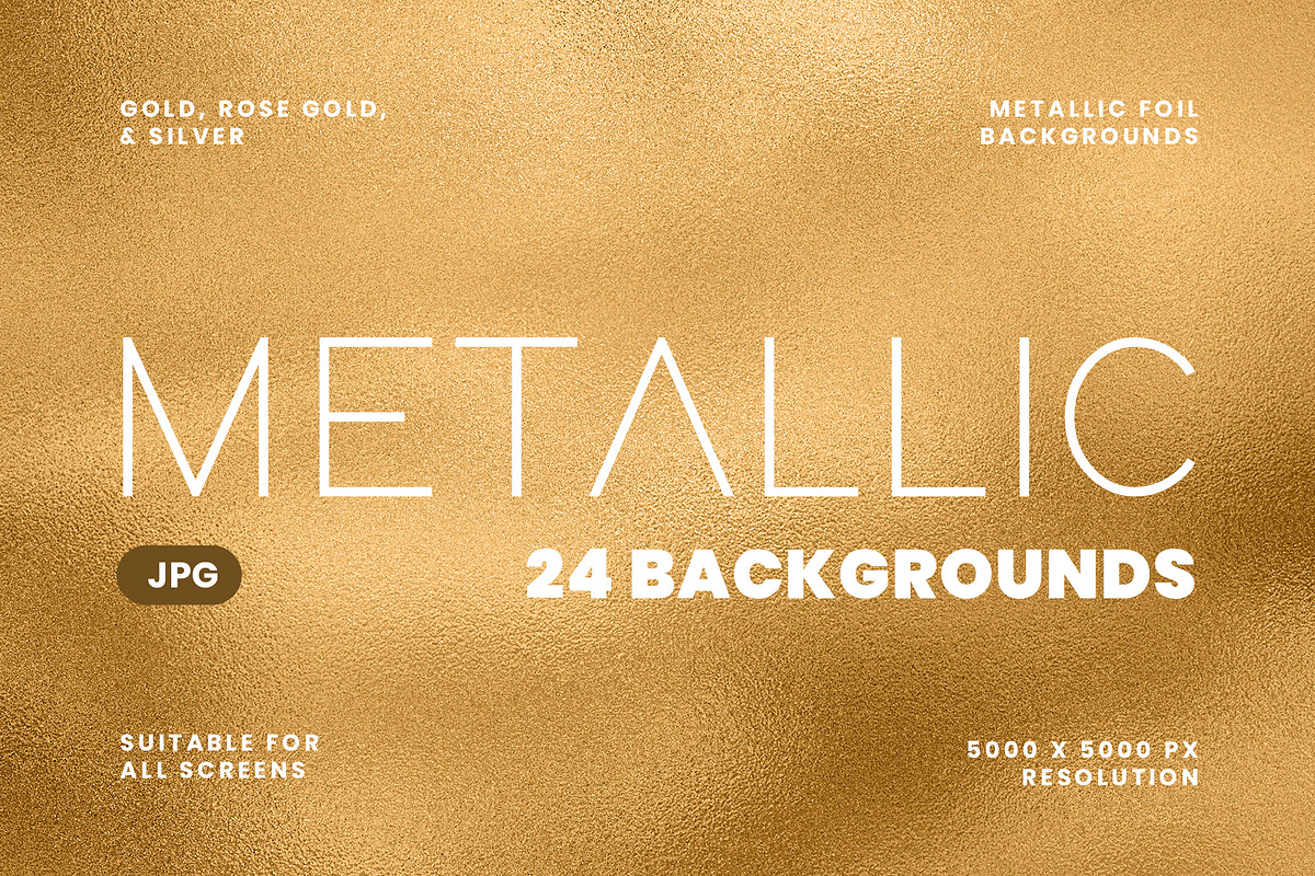 Metallic Gold & Silver Foil Textures, a Texture Graphic by Aurora Graphics (Photo 1 of 6)