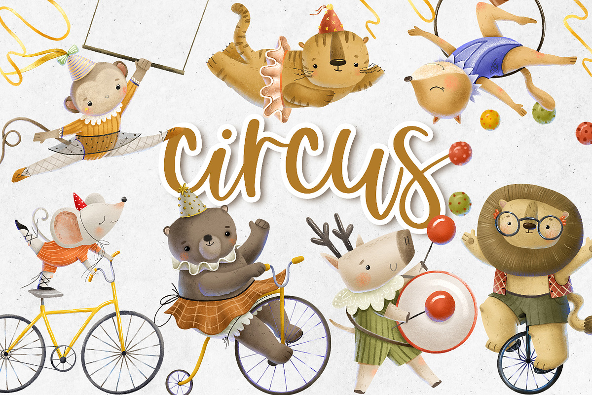 Circus animals, an Animal Illustration by the_myro (Photo 1 of 17)