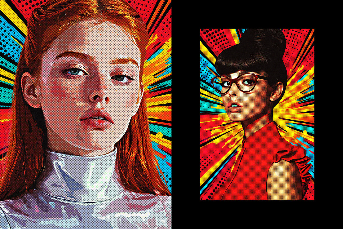 Colorful Pop-Art Photo Effect, a Brushes & More by Design Squad (Photo 3 of 6)