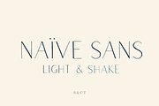 Naive Sans Light & Shake, a Handwritten Font by S&C Type (Thumbnail 1 of 6)