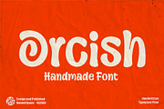 Orcish - Handmade Font, a Handwritten Font by HanzelSpace Studio (Thumbnail 1 of 8)