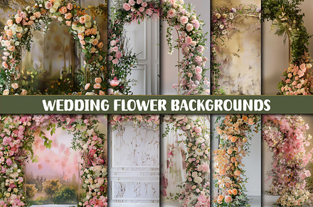 Wedding Flower Backgrounds, a Background Photo by protabsorkar11