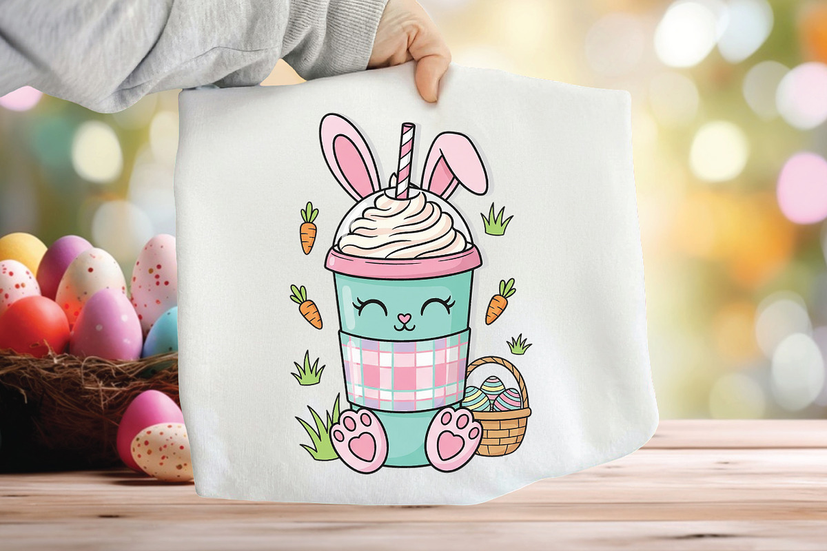 Easter Coffee Cups PNG, an Illustration by CraftArtStudio (Photo 1 of 4)
