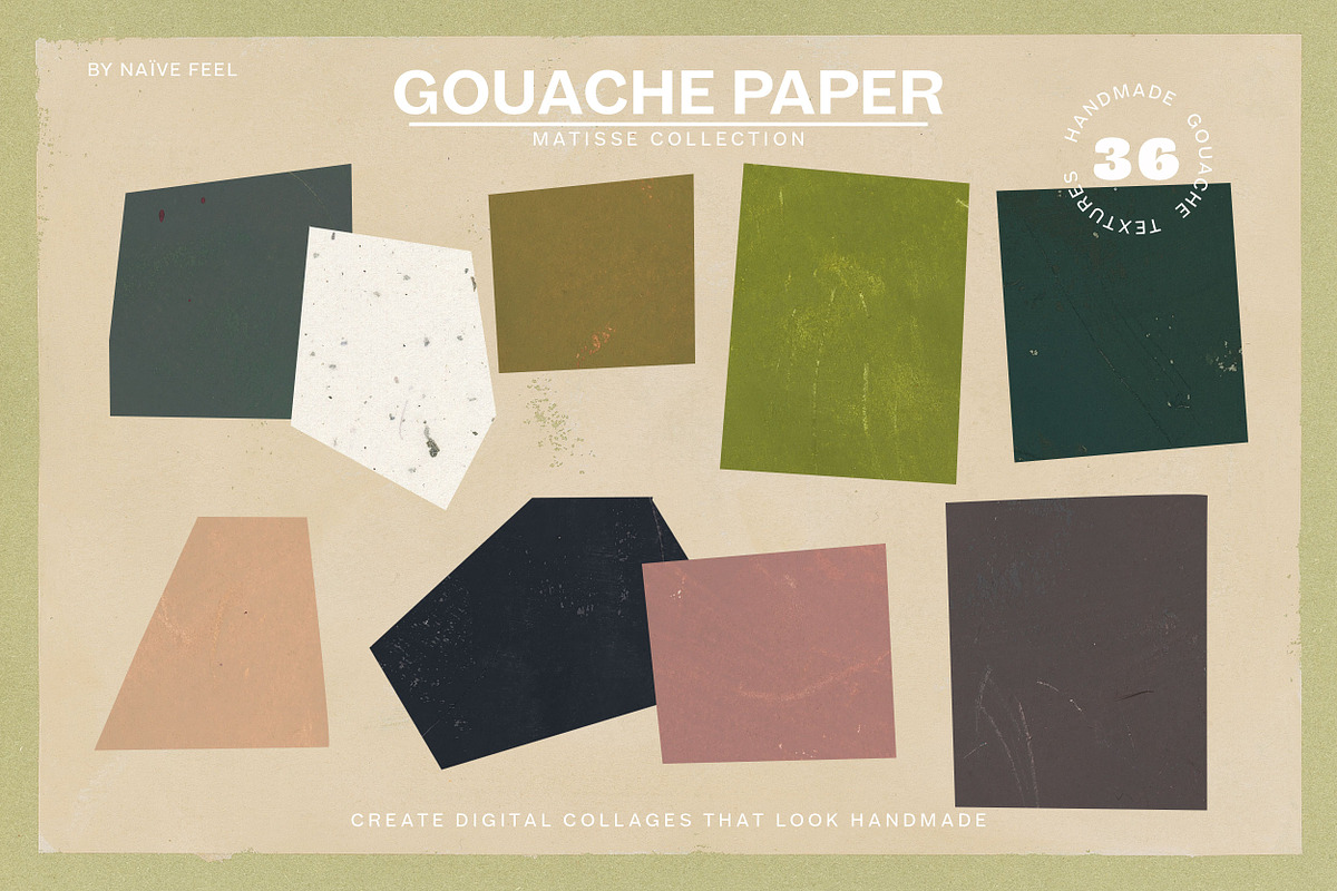 Gouache Textures Matisse Collection, a Texture Graphic by Naive Feel (Photo 5 of 8)