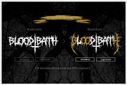 XXII Total Death, a Font by Doubletwo Studios (Thumbnail 7 of 9)