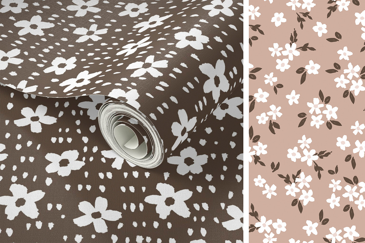 Ditsy florals hand drawn collection, a Pattern Graphic by Naty Art (Photo 8 of 9)