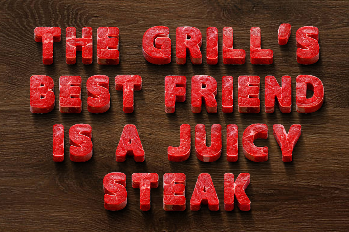 Row Meat Font, a Handwritten Font by Handmadefont (Photo 4 of 10)