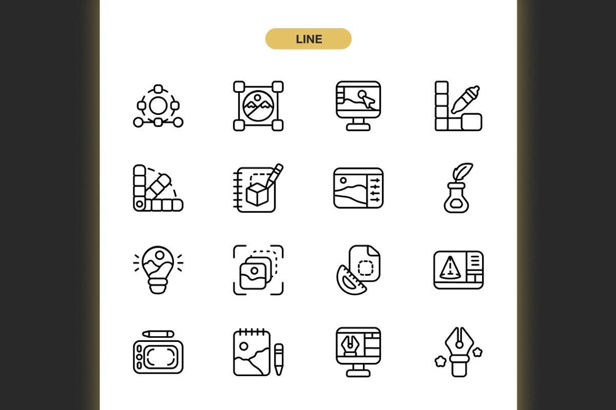 Art and Design Icons, an Icon by Spacepixel Creative (Photo 2 of 3)
