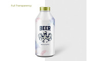 Beer Bottle Mockup, a Product Mockup by AlkStudio (Thumbnail 5 of 7)