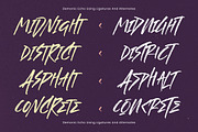 Demonic Echo Bold Brush Calligraphy, a Script Font by stylishtype.co (Thumbnail 11 of 20)