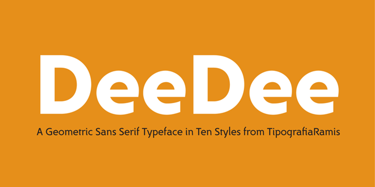 DeeDee, a Sans Serif Font by TipografiaRamis (Photo 1 of 8)