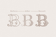 Ornamental Monogram fonts set, a Serif Font by MaxArt Foundry (Thumbnail 2 of 8)