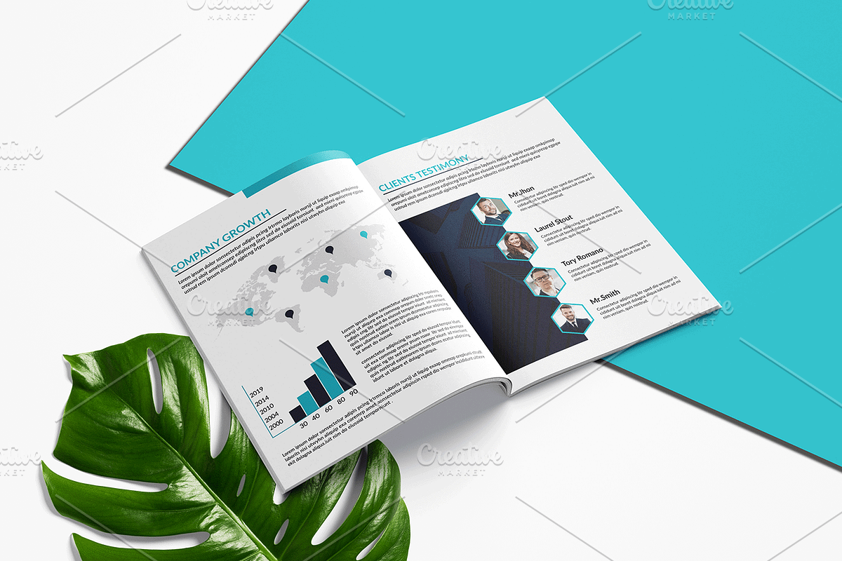 Company Profile Brochure - V04, a Brochure Template by Template Shop (Photo 3 of 9)