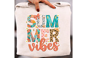 Summer Vibes Shirt PNG Sublimation, an Illustration by Libby Wishes (Thumbnail 1 of 5)