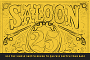 Saloon Photoshop Brush Collection preview 5