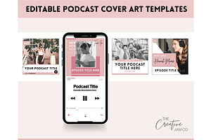 15 Podcast COVER ART Templates