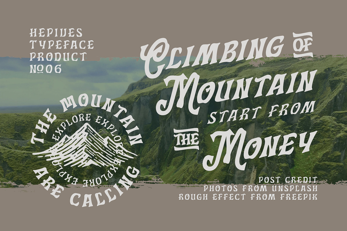 Hepives Font Family, a Script Font by Nocturnal Workspace (Photo 3 of 15)