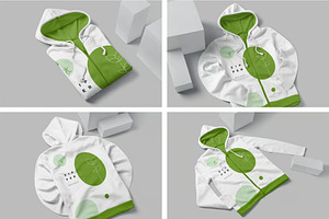 Zipper Hoodie Mockup Templates, a Hoody Mockup by megostudi0