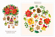Happy New Year.Watercolor collection, a Decorative Illustration by Ekaterina Mikheeva (Thumbnail 5 of 8)