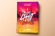 Pure Light Party | Flyer Template, a Flyer Template by Rome B Creation (Thumbnail 1 of 2)