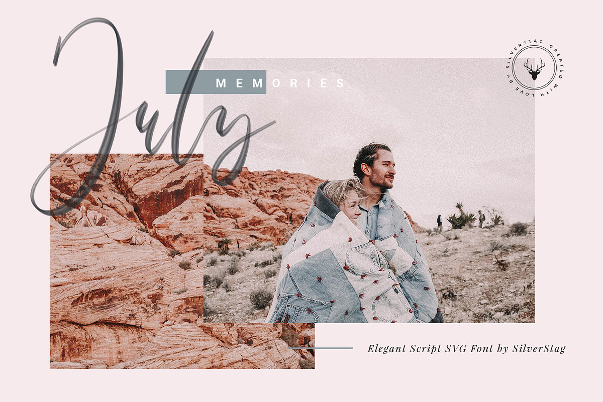 Maria Rose Elegant Script SVG Font preview 4