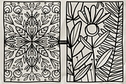 NATURE coloring pages, a Texture Illustration by HEYYAY (Thumbnail 5 of 9)