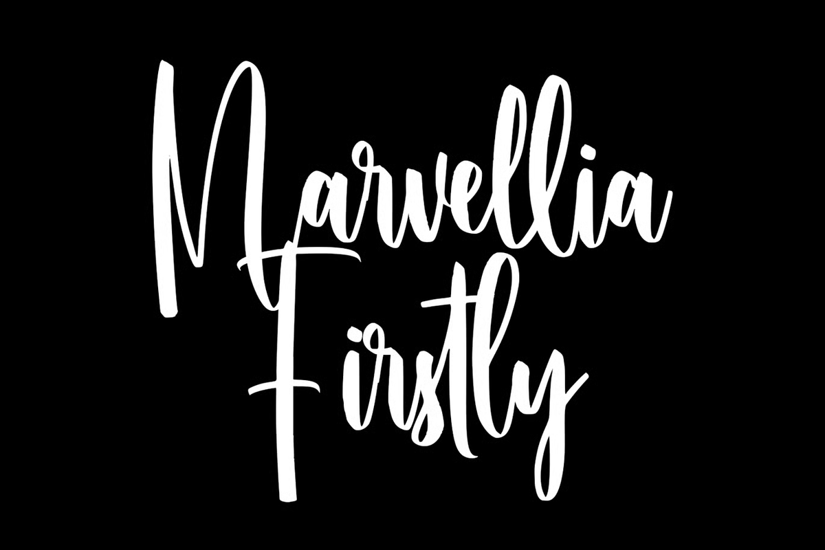 Hushpites Condensed Script Font, a Script Font by MACK 75 (Photo 3 of 8)