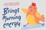 Rooster Doodle - Display Font, a Handwritten Font by Bayuktx (Thumbnail 7 of 8)