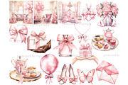 Mothers Day Clipart Bundle, a Seasonal Illustration by GlamArtZhanna (Thumbnail 4 of 6)