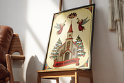 Christmas Blessings Poster & Cards, an Object Graphic by Threestudio (Thumbnail 2 of 7)