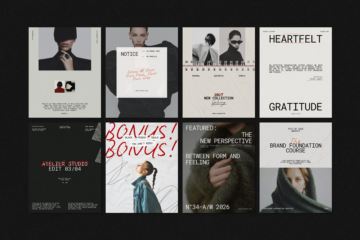 KYRO | Social Media Kit (II), a Social Media Template by Crafted Pixel (Photo 2 of 10)