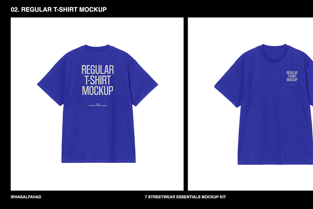 7 Streetwear Essentials Mockup Kit, an Apparel Mockup by Irhasalfahad (Photo 3 of 11)