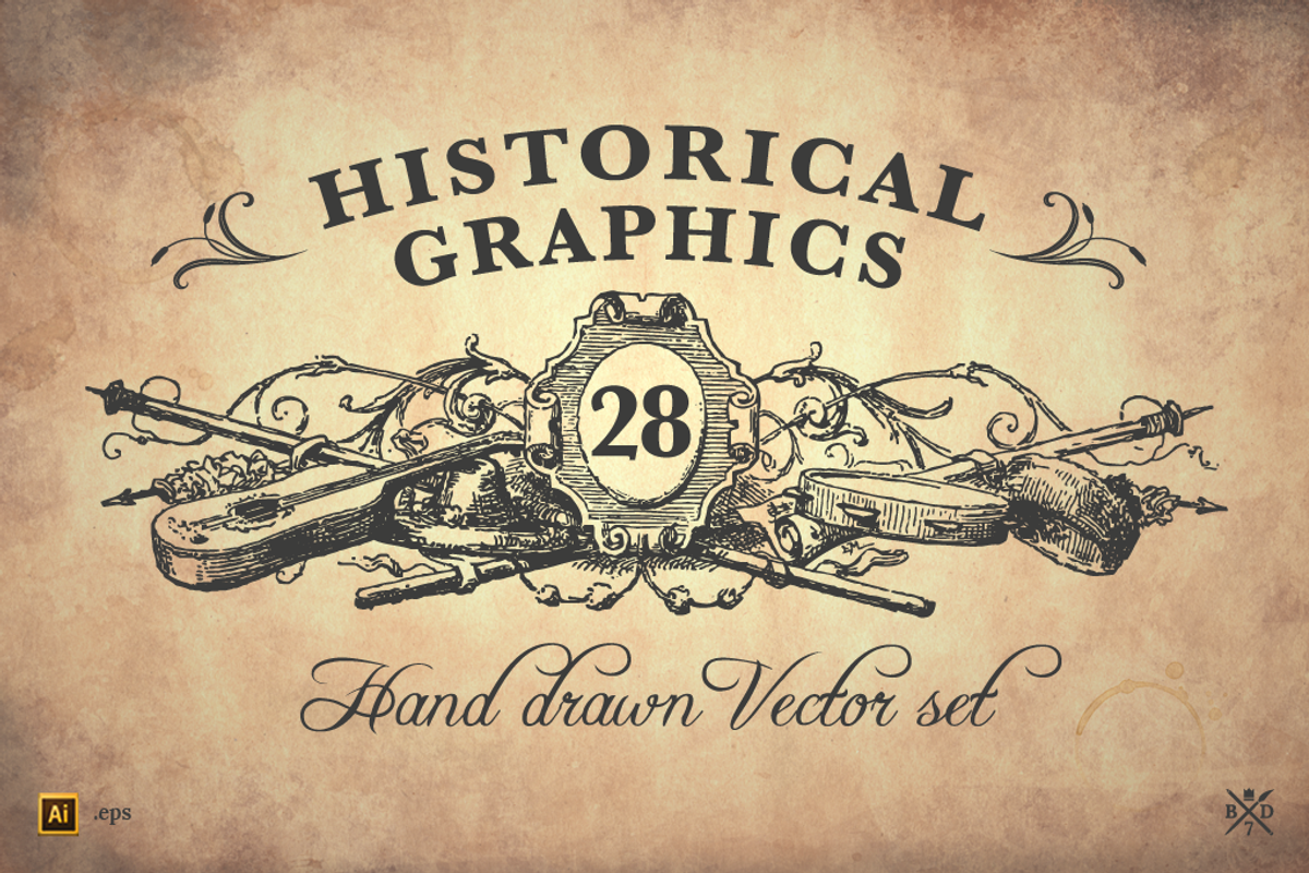 28 Historical Graphics, a Person Illustration by Basari Design (Photo 1 of 4)
