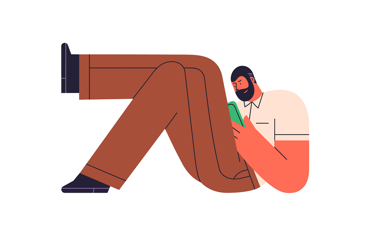 Modern people relaxing set, a Decorative Illustration by Good Studio (Photo 7 of 12)