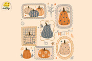 Boho Pumpkin PNG, an Object Graphic by Daisy Design (Thumbnail 1 of 3)