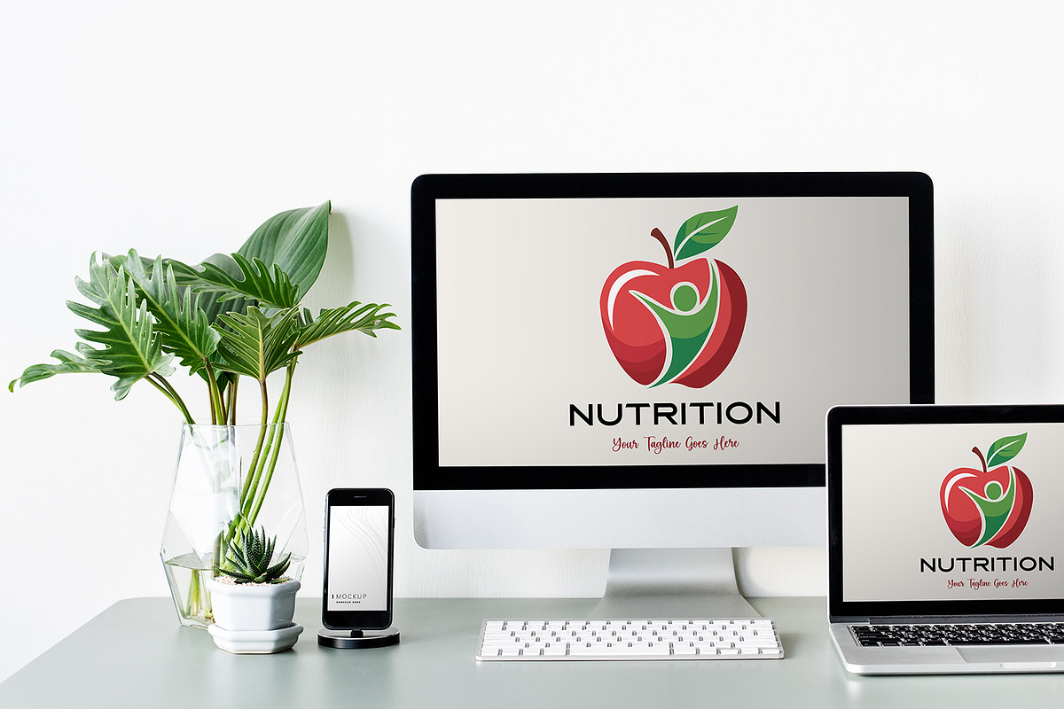 Custom Nutritionist Logo Template preview 3