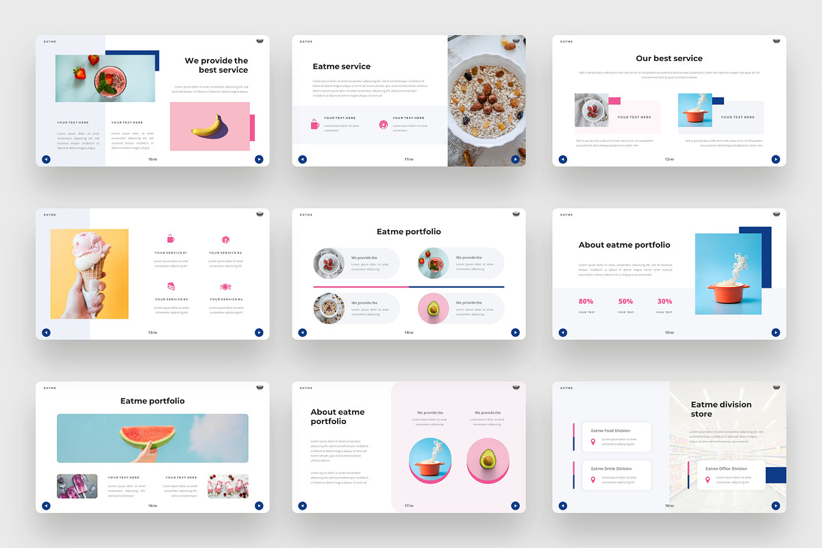 EATME - Food Keynote Template, a Presentation Template by BeadyLab (Photo 3 of 6)