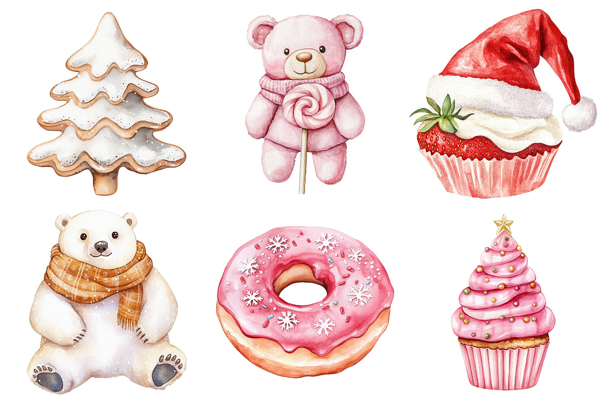 Cute Sweet Christmas Sublimation, an Illustration by Daily.Designs (Photo 5 of 5)