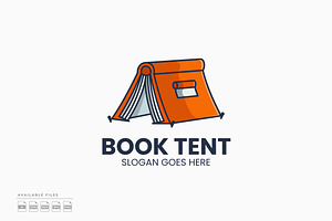 Book Tent Logo, a Branding & Logo Template by Zeer Graphic