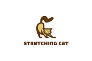 Stretching Cat - Animal Mascot Logo, a Branding & Logo Template by ashenterprise (Thumbnail 1 of 5)
