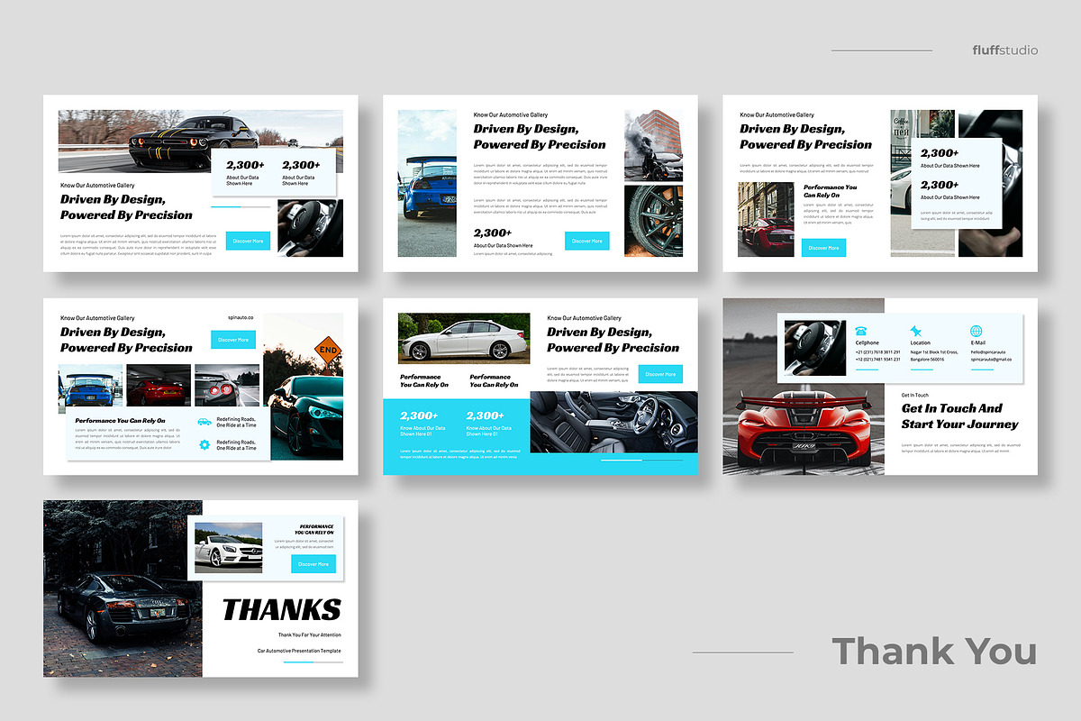 Car Automotive Google Slides, a Presentation Template by fluffstudio (Photo 4 of 4)