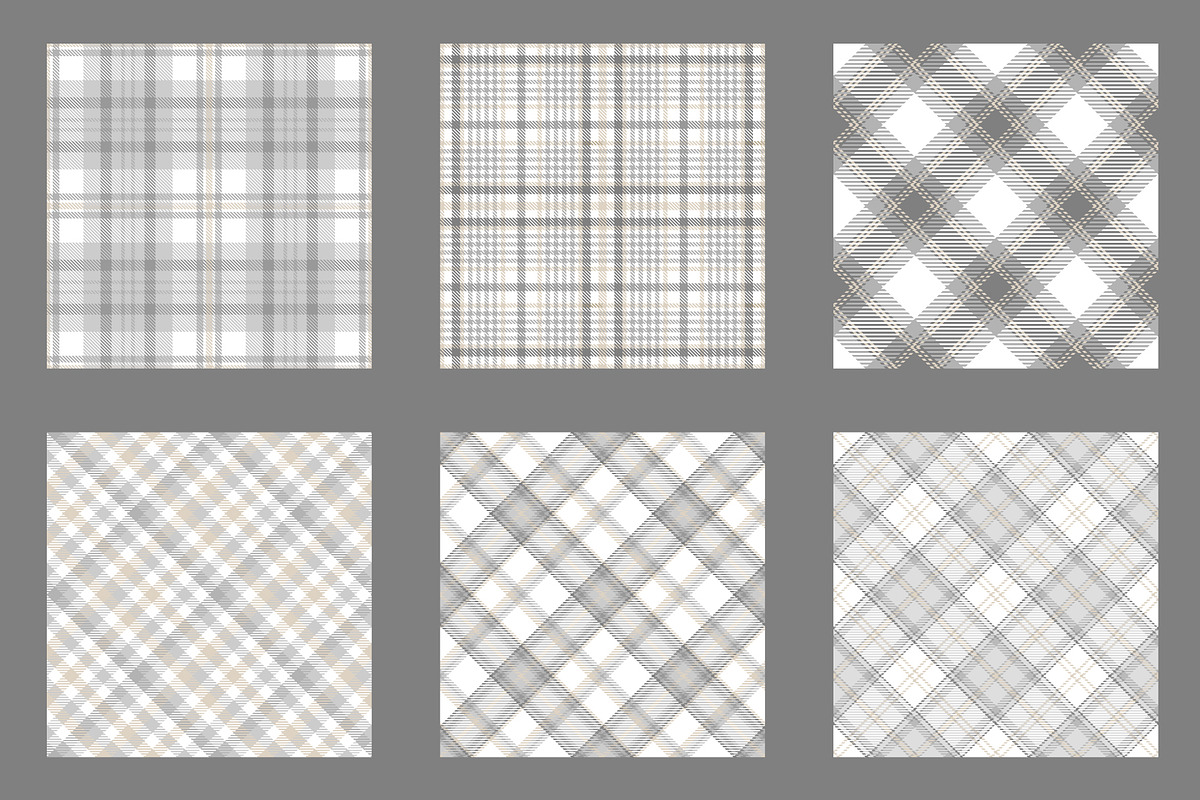 Seamless Pastel Tartan Pattern, a Pattern Graphic by Vectorchoice (Photo 2 of 2)