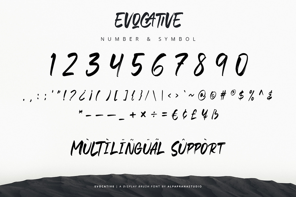 Evocative - Brush Font, a Script Font by Alpaprana (Photo 10 of 13)
