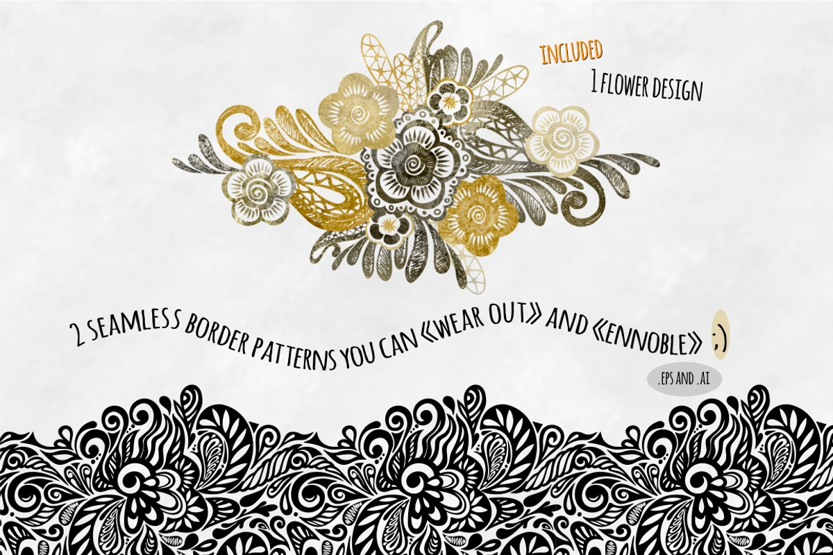 Illustrator Majestic patina swatches, a Palette Add-On by Seamless and more stuff (Photo 5 of 5)