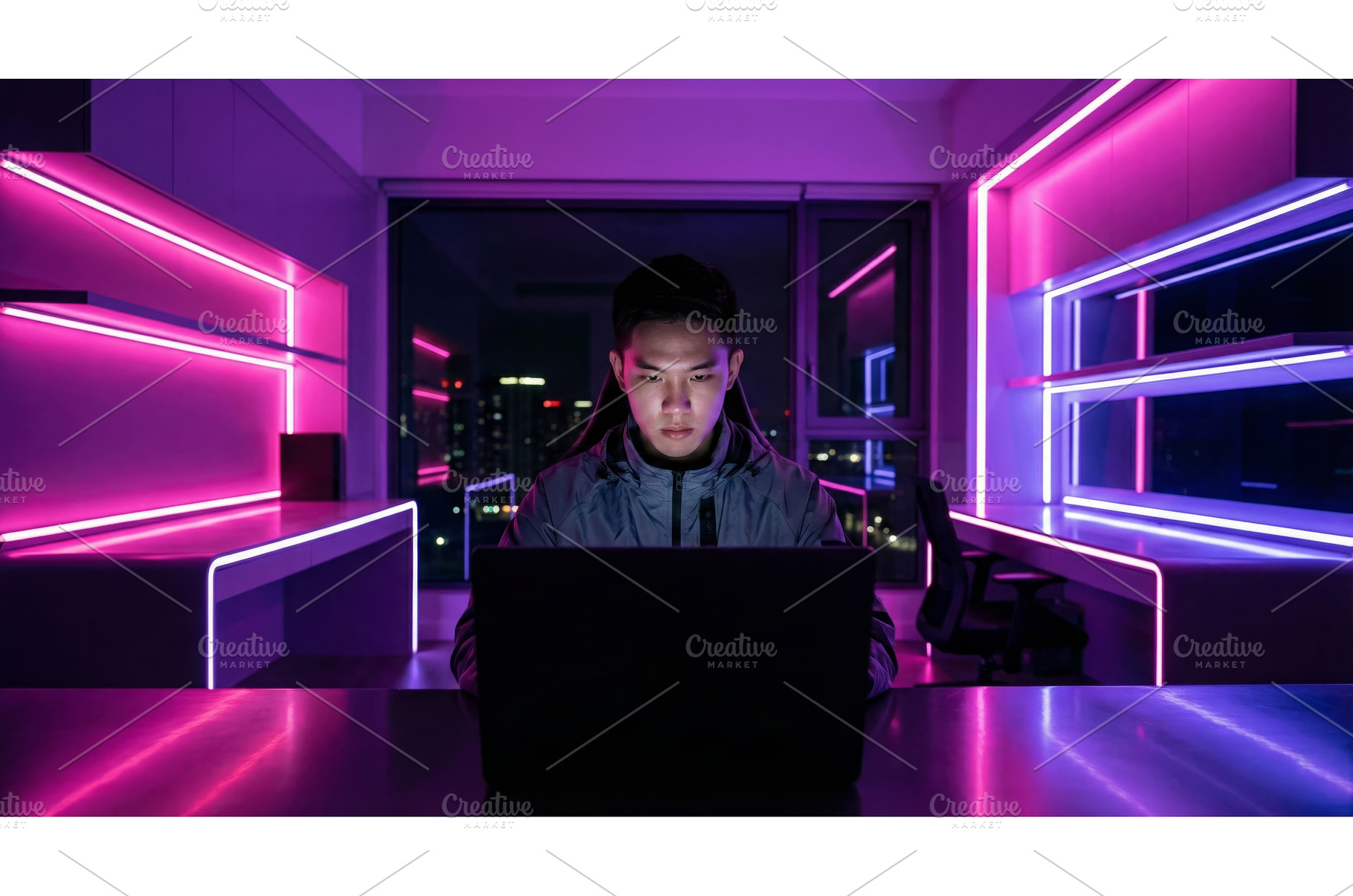 Night Gamer Zone, a Technology Photo by CREATIVEDEF