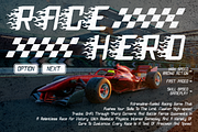 Inferno Racers - Race Font, a Font by PutraCetol Studio (Thumbnail 3 of 11)