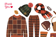 17 Fall Sweater Clipart Files, a Seasonal Illustration by Whimsy Brush Studio (Thumbnail 6 of 6)