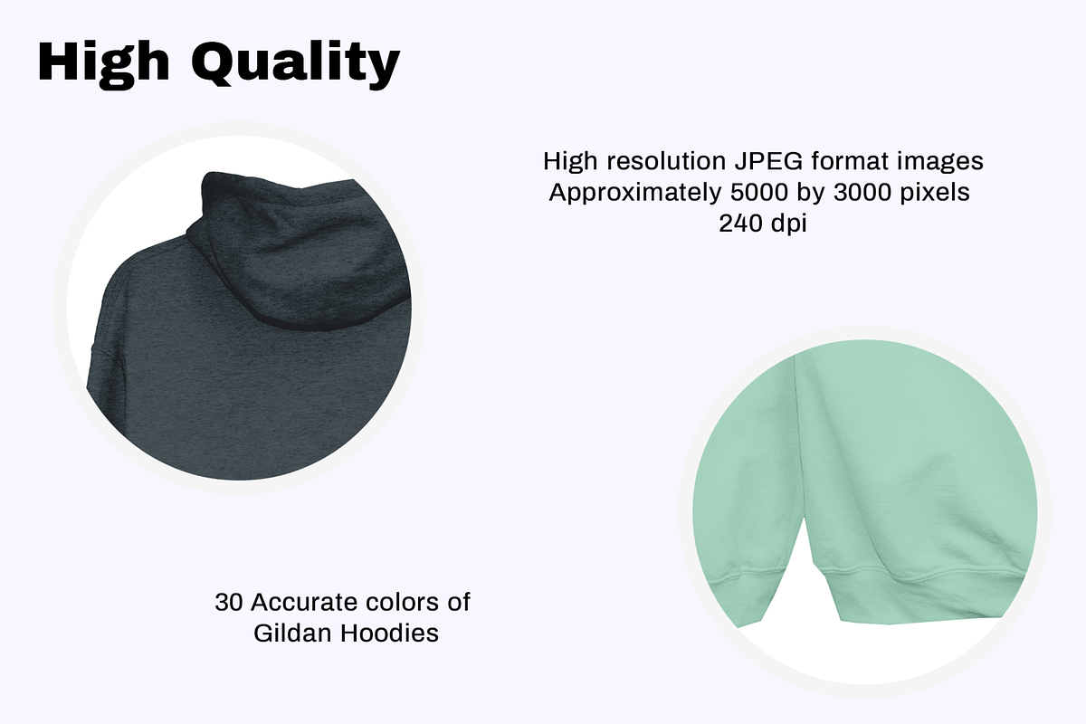 Gildan Hoodie Mockup Back Bundle, a Hoody Mockup by creativsupply (Photo 3 of 5)