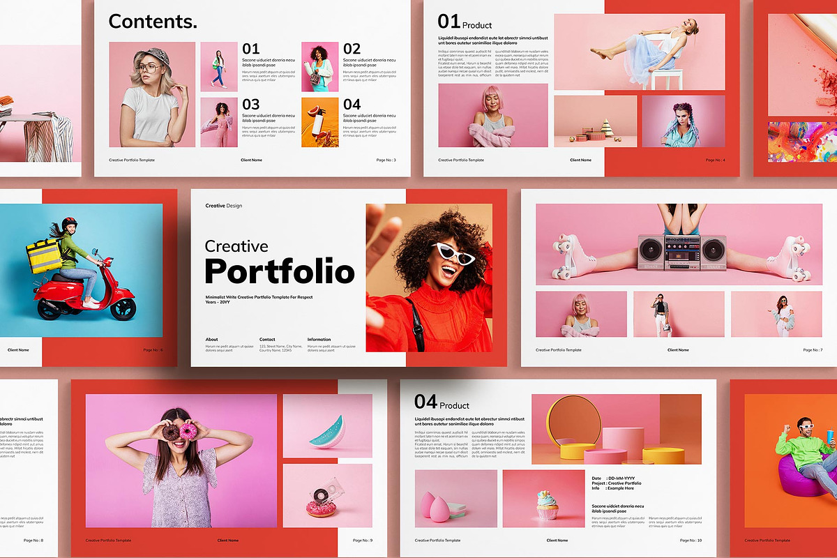 Creative Portfolio Presentation, a Presentation Template by E-Type (Photo 1 of 4)