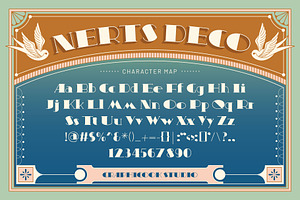 Nerts Deco Artdeco Display Typeface